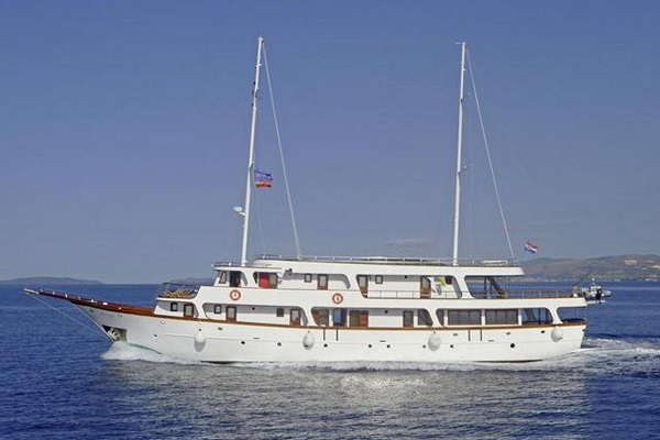 M/S AMORE Eilandhoppen Dalmatië – route TD